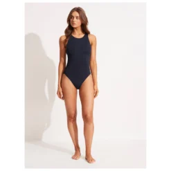 Seafolly Women's Collective High Neck One Piece - Swimsuit 2 Seafolly Women's Collective High Neck One Piece - Swimsuit -Outdoor Sports Gear seafolly womens collective high neck one piece swimsuit detail 3