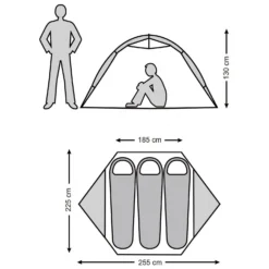 Stoic Njavve 3P Tent - 3-person Tent -Outdoor Sports Gear stoic njavve 3p tent 3 person tent detail 11