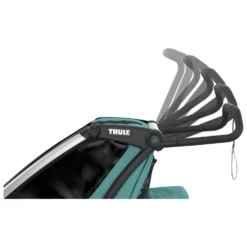 Thule Chariot Cross 1 - Child Trailer 4 Thule Chariot Cross 1 - Child Trailer -Outdoor Sports Gear thule chariot cross 1 child trailer detail 5