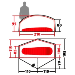 Wechsel Trailrunner - 1-person Tent -Outdoor Sports Gear wechsel trailrunner 1 person tent detail 6