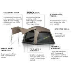 Pronto 5 V2 - 4-person Tent -Outdoor Sports Gear zempire pronto 5 v2 4 person tent detail 7